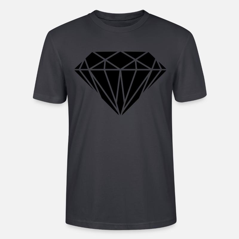 diamant - T-shirt bio CRAFTER Stanley Stella Unisexe - bleu gris foncé
