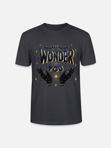 Du bist ein Wunder - Stanley/Stella Unisex Bio-T-Shirt CRAFTER - Dunkles Graublau