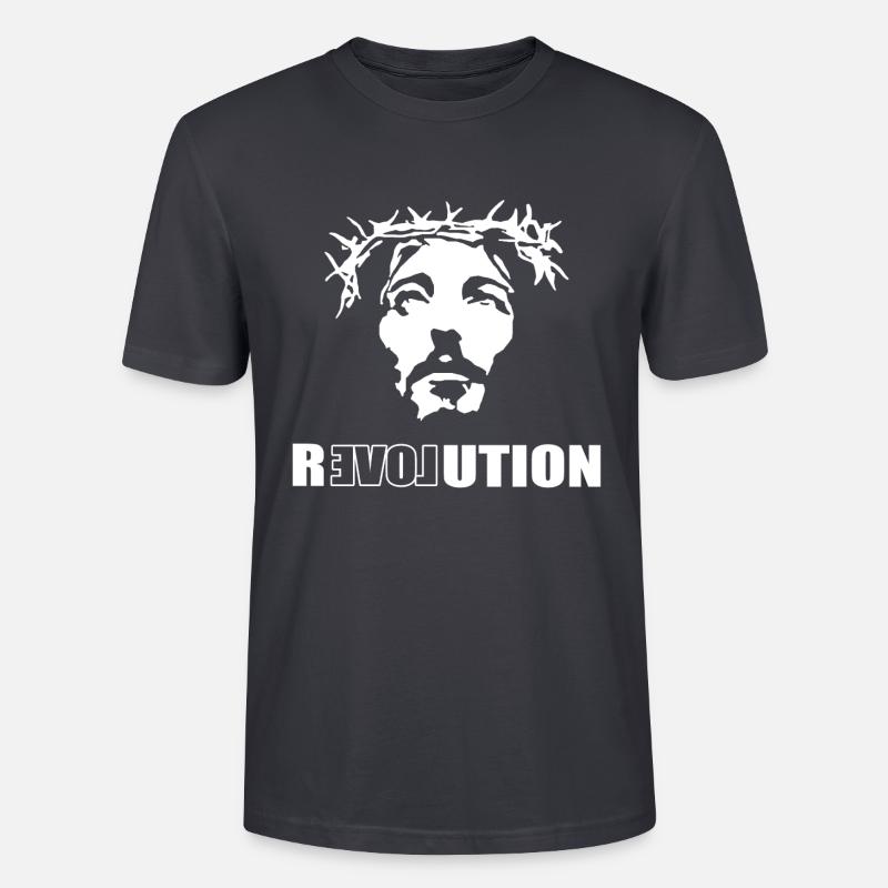 Revolution Relovution - Stanley/Stella Unisex Bio-T-Shirt CRAFTER - Dunkles Graublau