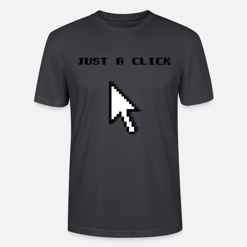 Klick Pixel - Stanley/Stella Unisex Bio-T-Shirt CRAFTER - Dunkles Graublau