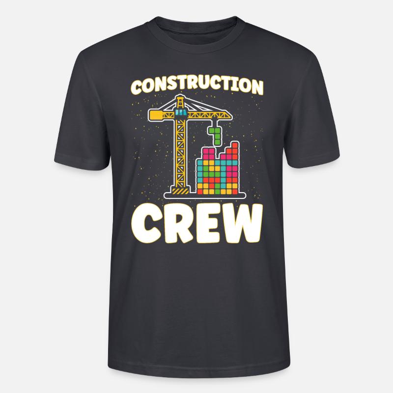 Crew clamping module module - Stanley/Stella CRAFTER Unisex Organic T-Shirt - India Ink Grey