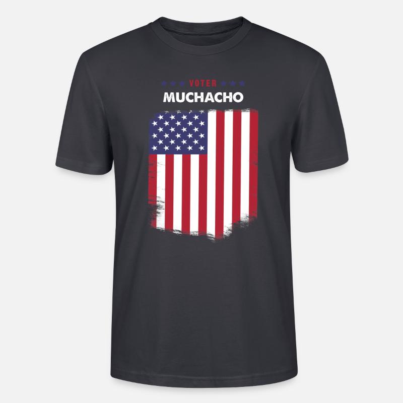 Wähler Muchacho - Stanley/Stella Unisex Bio-T-Shirt CRAFTER - Dunkles Graublau