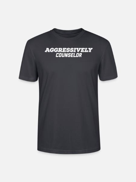 aggressiver Berater - Stanley/Stella Unisex Bio-T-Shirt CRAFTER - Dunkles Graublau