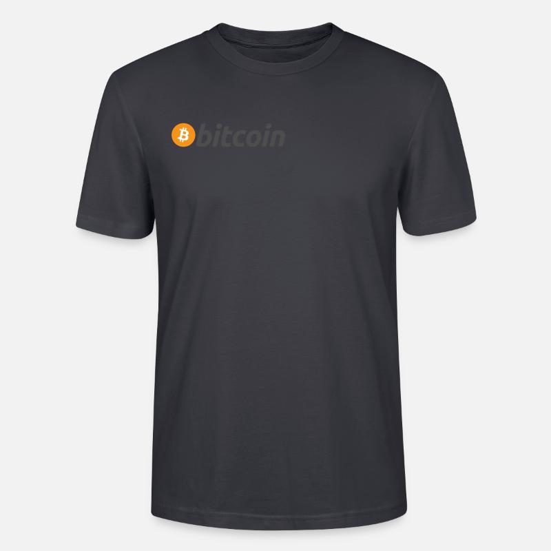 Bitcoin - Stanley/Stella Unisex Bio-T-Shirt CRAFTER - Dunkles Graublau