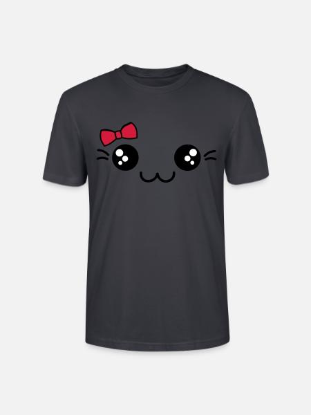 sweet face with loop - Stanley/Stella CRAFTER Unisex Organic T-Shirt - India Ink Grey