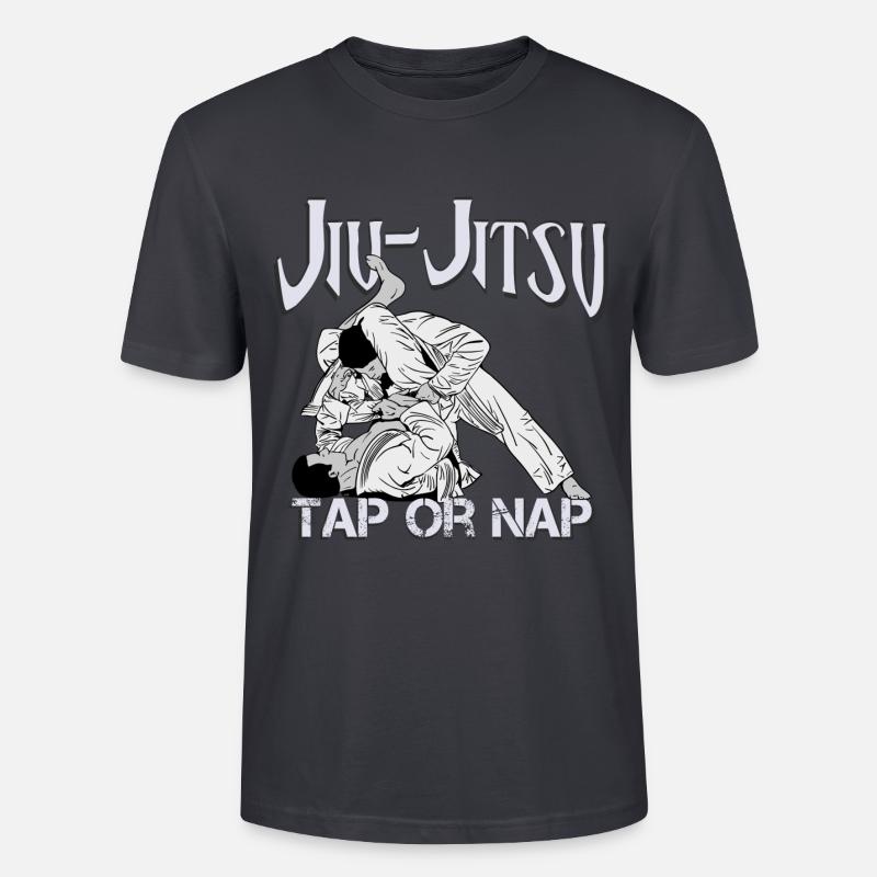 Jiu-Jitsu - Stanley/Stella Unisex Bio-T-Shirt CRAFTER - Dunkles Graublau