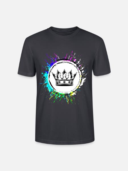 Krone Royal - Stanley/Stella Unisex Bio-T-Shirt CRAFTER - Dunkles Graublau