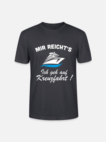 Reisen Schiffsreise Kreuzfahrt - Stanley/Stella Unisex Bio-T-Shirt CRAFTER - Dunkles Graublau