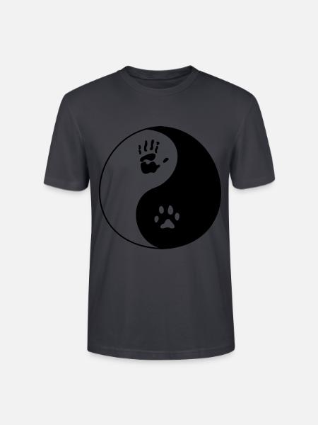Dog Human Imprint - Stanley/Stella CRAFTER Unisex Organic T-Shirt - India Ink Grey
