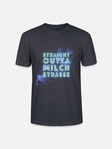 Straight Outta Milchstraße - Stanley/Stella Unisex Bio-T-Shirt CRAFTER - Dunkles Graublau