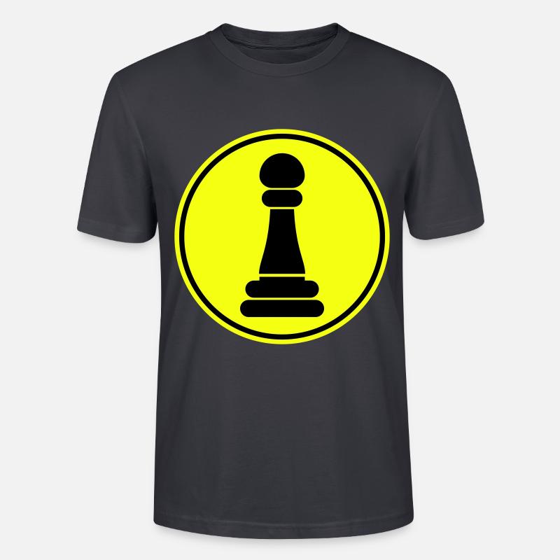 Pièce d’échecs Runner Bauer - T-shirt bio CRAFTER Stanley Stella Unisexe - bleu gris foncé