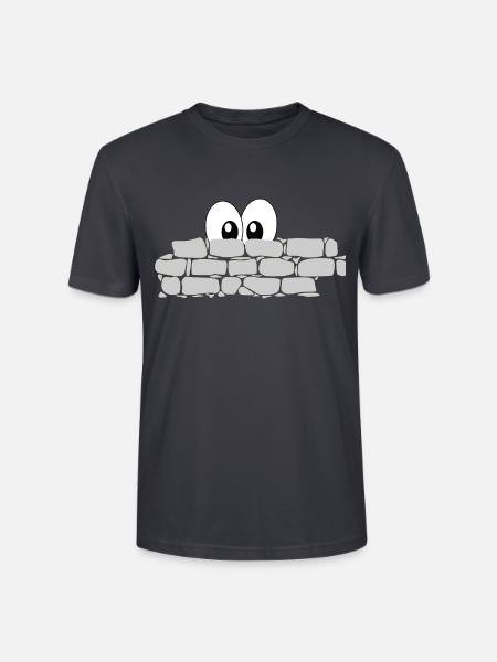 Hinter der Mauer - Stanley/Stella Unisex Bio-T-Shirt CRAFTER - Dunkles Graublau