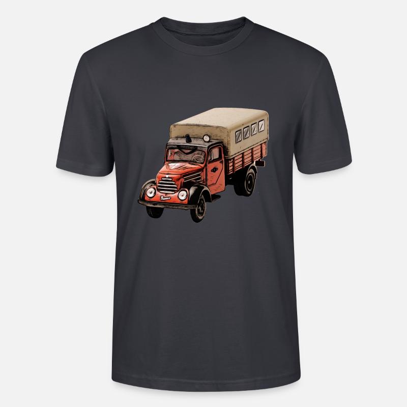 Service d'incendie Robur Garant - T-shirt bio CRAFTER Stanley Stella Unisexe - bleu gris foncé