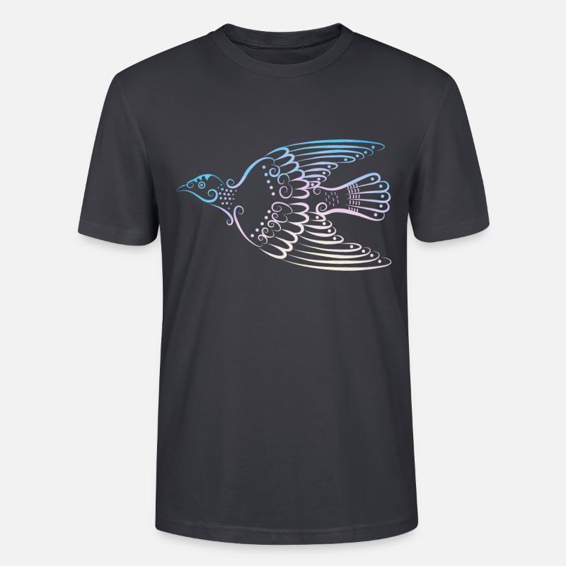 Taube - Stanley/Stella Unisex Bio-T-Shirt CRAFTER - Dunkles Graublau