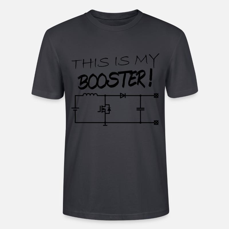 Schaltplan Booster Elektronik Hardware - Stanley/Stella Unisex Bio-T-Shirt CRAFTER - Dunkles Graublau