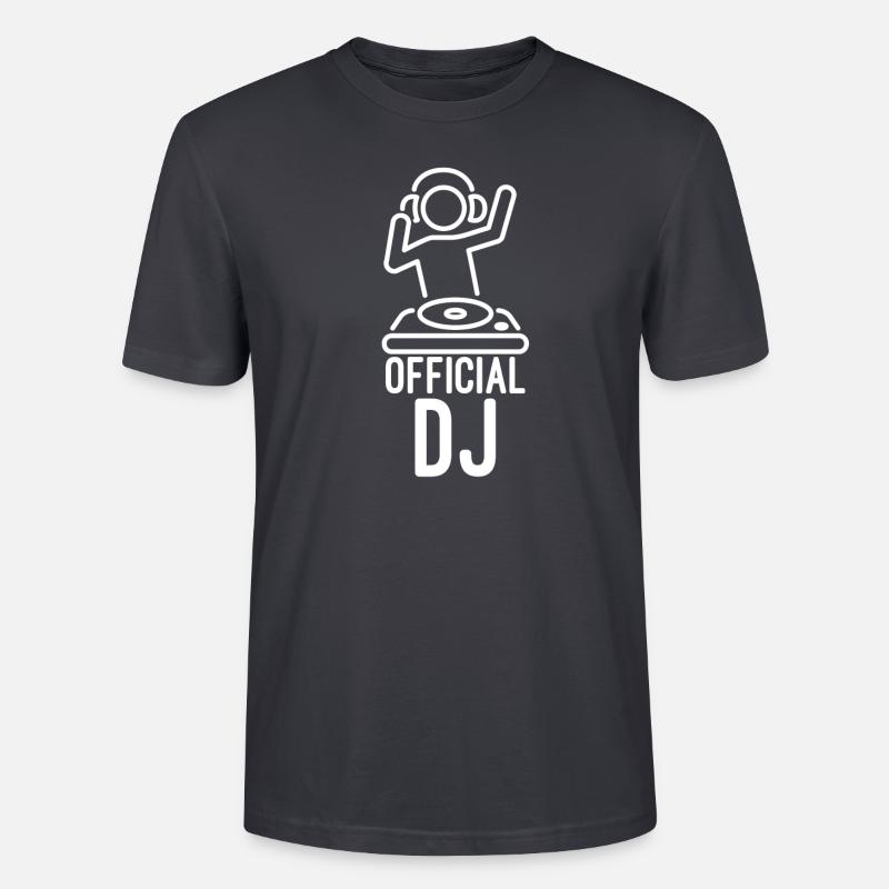 Ich bin hier der DJ - Stanley/Stella Unisex Bio-T-Shirt CRAFTER - Dunkles Graublau