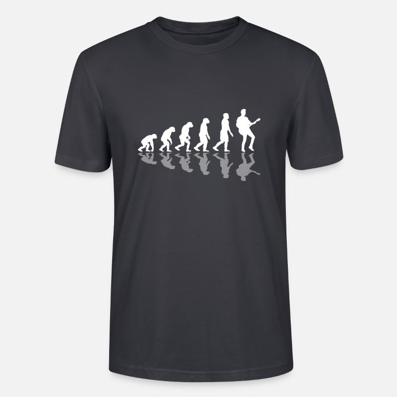 Evolution Musiker - Stanley/Stella Unisex Bio-T-Shirt CRAFTER - Dunkles Graublau