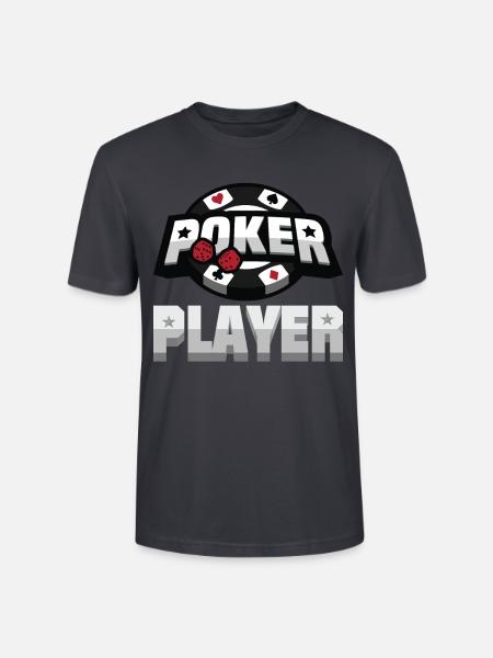 Poker Spieler - Stanley/Stella Unisex Bio-T-Shirt CRAFTER - Dunkles Graublau