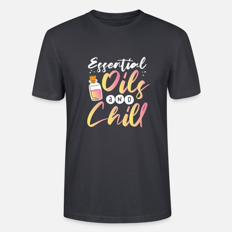Ätherische Öle und ätherische Kälteöle - Stanley/Stella Unisex Bio-T-Shirt CRAFTER - Dunkles Graublau