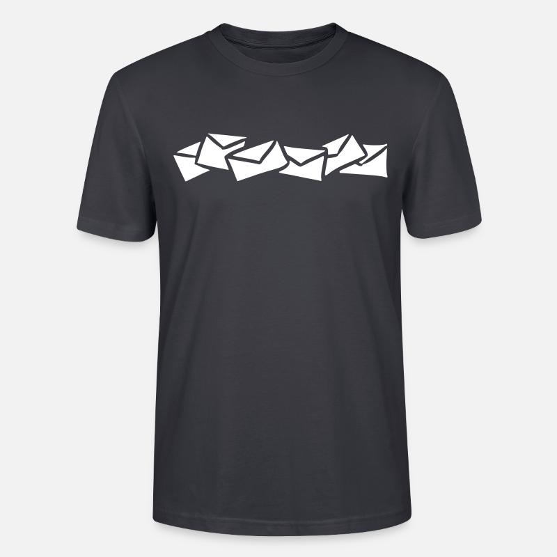 Message message mail mail mail - Stanley/Stella CRAFTER Unisex Organic T-Shirt - India Ink Grey
