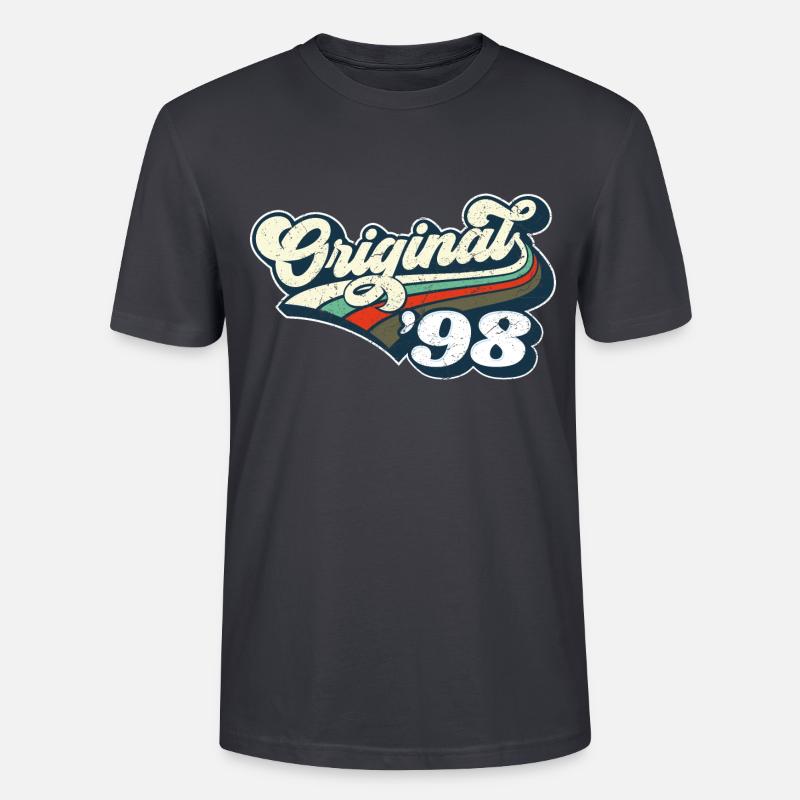 Original `98 - Stanley/Stella Unisex Bio-T-Shirt CRAFTER - Dunkles Graublau
