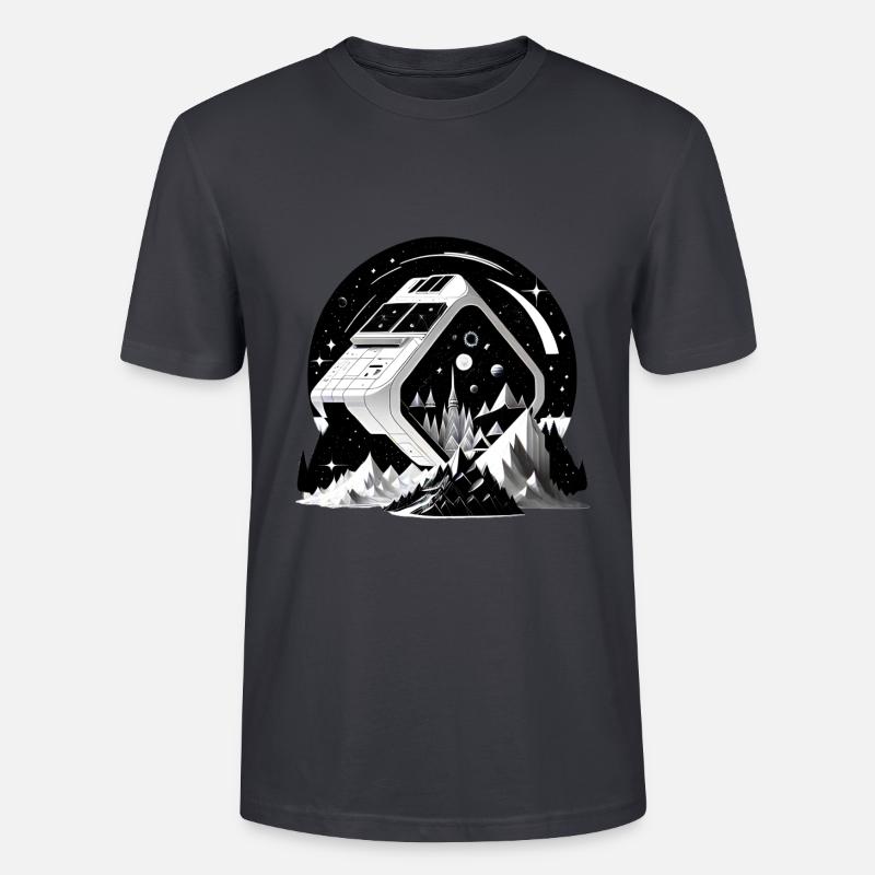 Space City 03 - Stanley/Stella Unisex Bio-T-Shirt CRAFTER - Dunkles Graublau