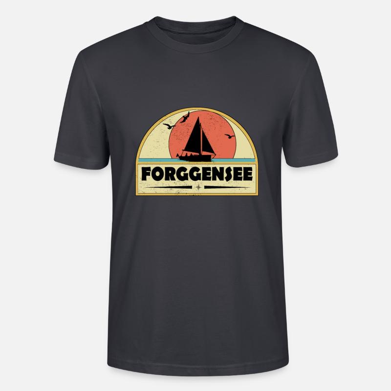 Forggensee - Stanley/Stella Unisex Bio-T-Shirt CRAFTER - Dunkles Graublau