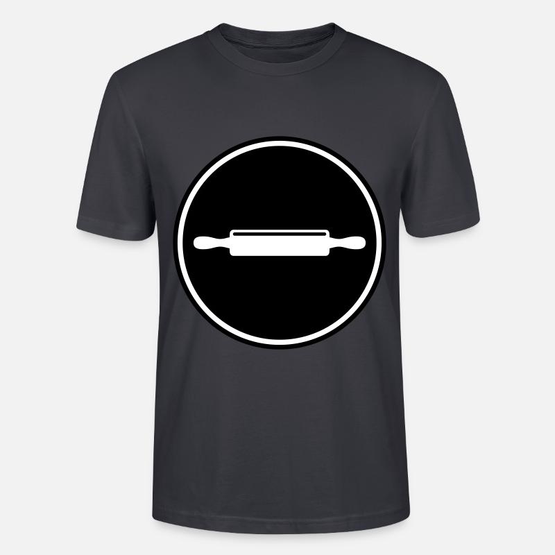Küchenrolle Nudelholz - Stanley/Stella Unisex Bio-T-Shirt CRAFTER - Dunkles Graublau
