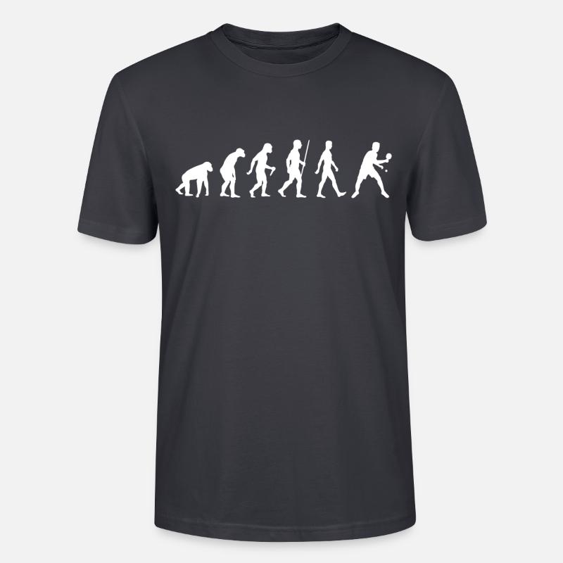 Evolution table tennis - Stanley/Stella CRAFTER Unisex Organic T-Shirt - India Ink Grey