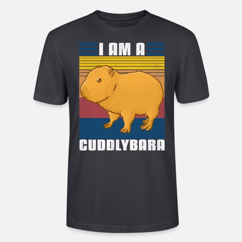 Cuddlybara Capybara - T-shirt bio CRAFTER Stanley Stella Unisexe - bleu gris foncé