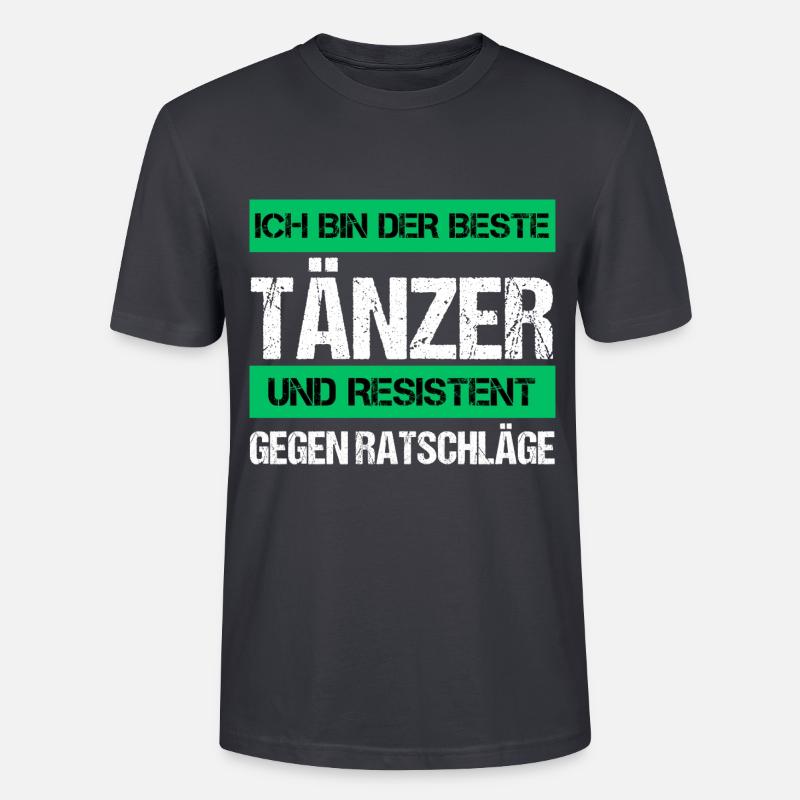 Danseuse résistante - T-shirt bio CRAFTER Stanley Stella Unisexe - bleu gris foncé