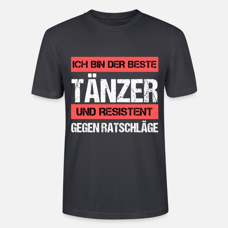 Danseuse résistante - T-shirt bio CRAFTER Stanley Stella Unisexe - bleu gris foncé