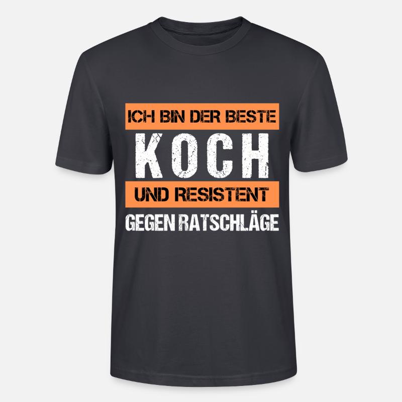 Cuisson résistante - T-shirt bio CRAFTER Stanley Stella Unisexe - bleu gris foncé