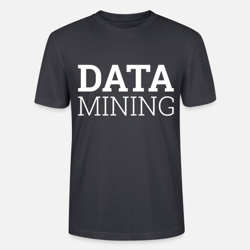 "Data Mining "| Data Scientist - Stanley/Stella Unisex Bio-T-Shirt CRAFTER - Dunkles Graublau