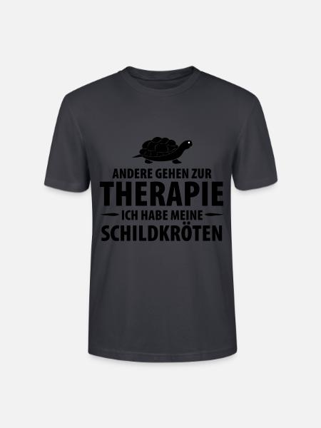 Schildkröten Schildkröte - Stanley/Stella Unisex Bio-T-Shirt CRAFTER - Dunkles Graublau