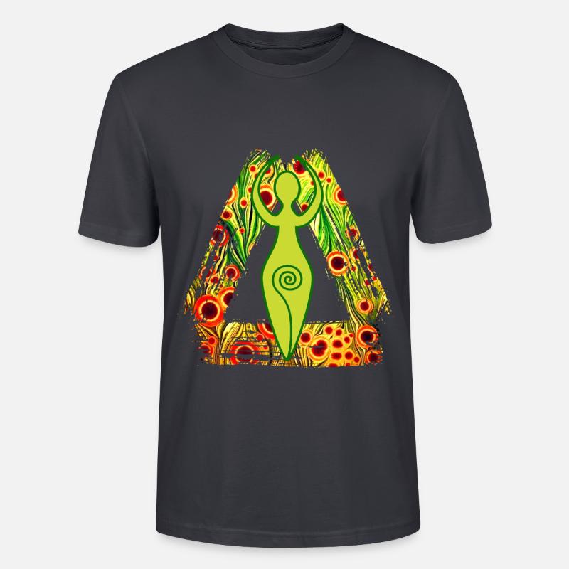 spiralgöttin e 110 - Stanley/Stella Unisex Bio-T-Shirt CRAFTER - Dunkles Graublau