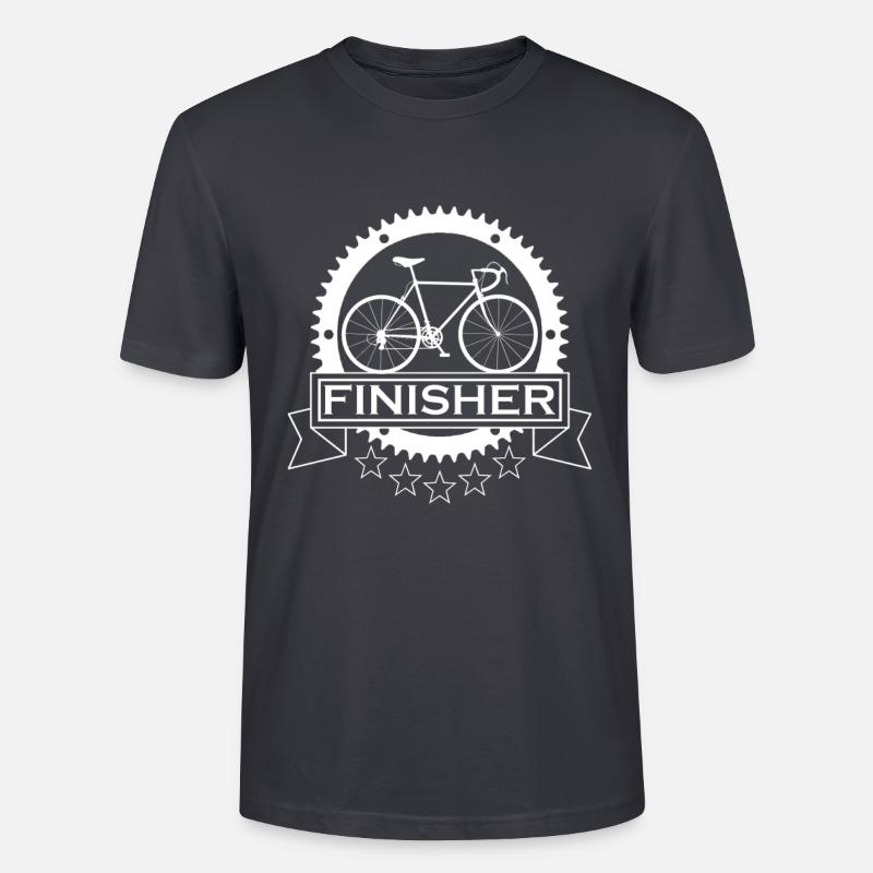 Vélo de course - Finisher - T-shirt bio CRAFTER Stanley Stella Unisexe - bleu gris foncé