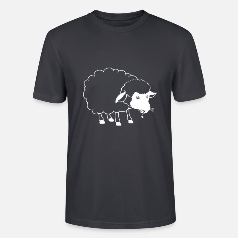Schwarzes Schaf - Stanley/Stella Unisex Bio-T-Shirt CRAFTER - Dunkles Graublau