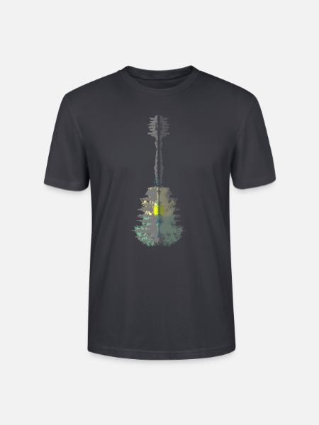 Guitarre Wald - Stanley/Stella Unisex Bio-T-Shirt CRAFTER - Dunkles Graublau