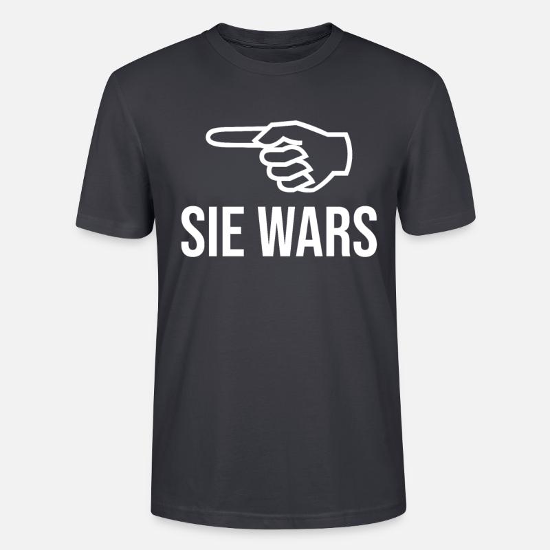 Sie wars - Stanley/Stella Unisex Bio-T-Shirt CRAFTER - Dunkles Graublau