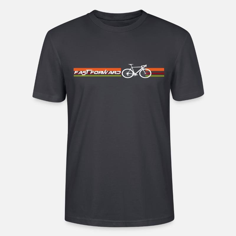 Vélo de route design vélo - T-shirt bio CRAFTER Stanley Stella Unisexe - bleu gris foncé