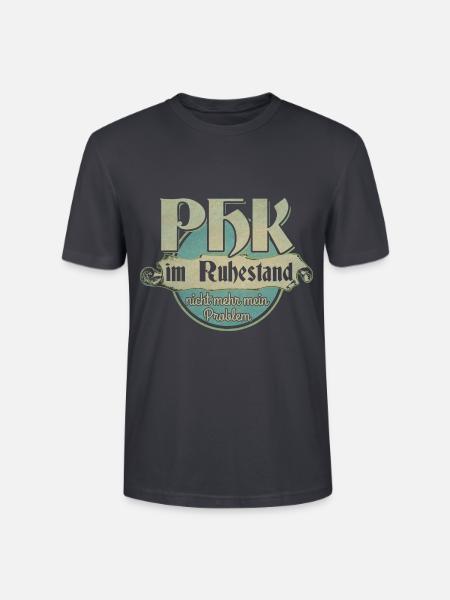 Polizeihauptkommissar Ruhestand - Stanley/Stella Unisex Bio-T-Shirt CRAFTER - Dunkles Graublau