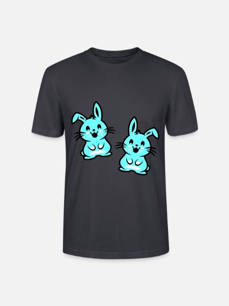 Easter Bunny Easter - Stanley/Stella CRAFTER Unisex Organic T-Shirt - India Ink Grey