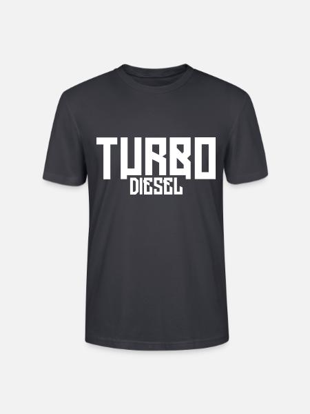 Turbo Diesel - Stanley/Stella Unisex Bio-T-Shirt CRAFTER - Dunkles Graublau