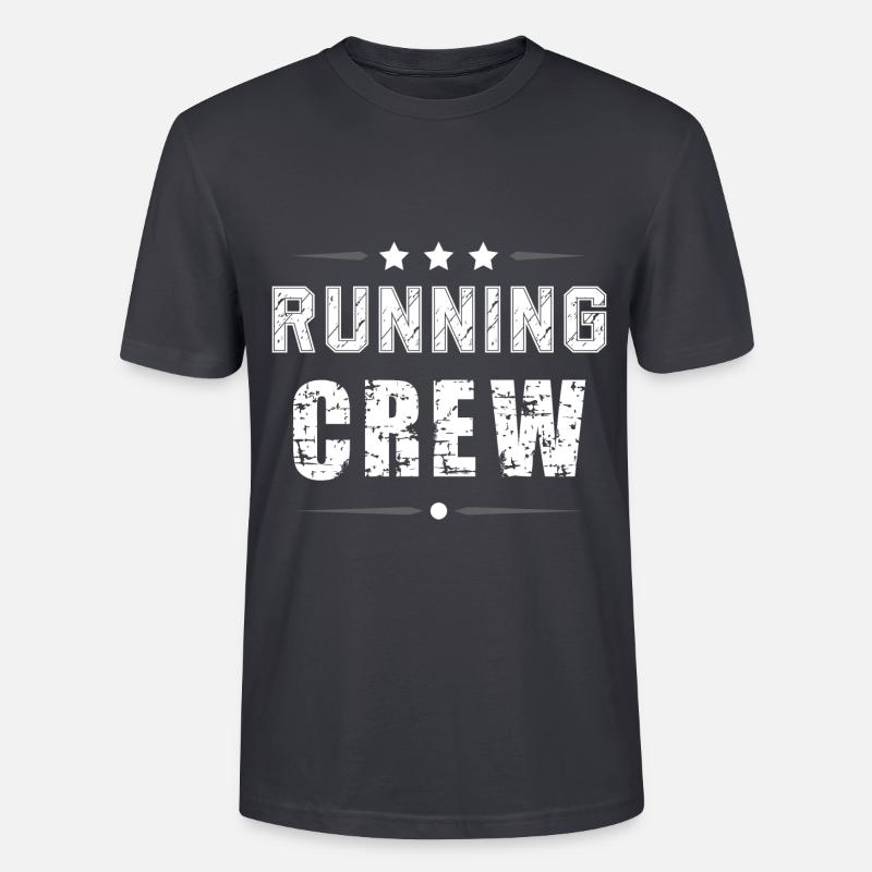 Équipe de course - T-shirt bio CRAFTER Stanley Stella Unisexe - bleu gris foncé