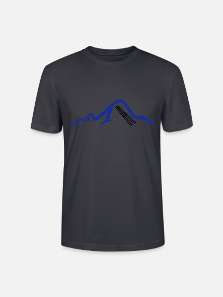 Mountain & Ski - Stanley/Stella CRAFTER Unisex Organic T-Shirt - India Ink Grey