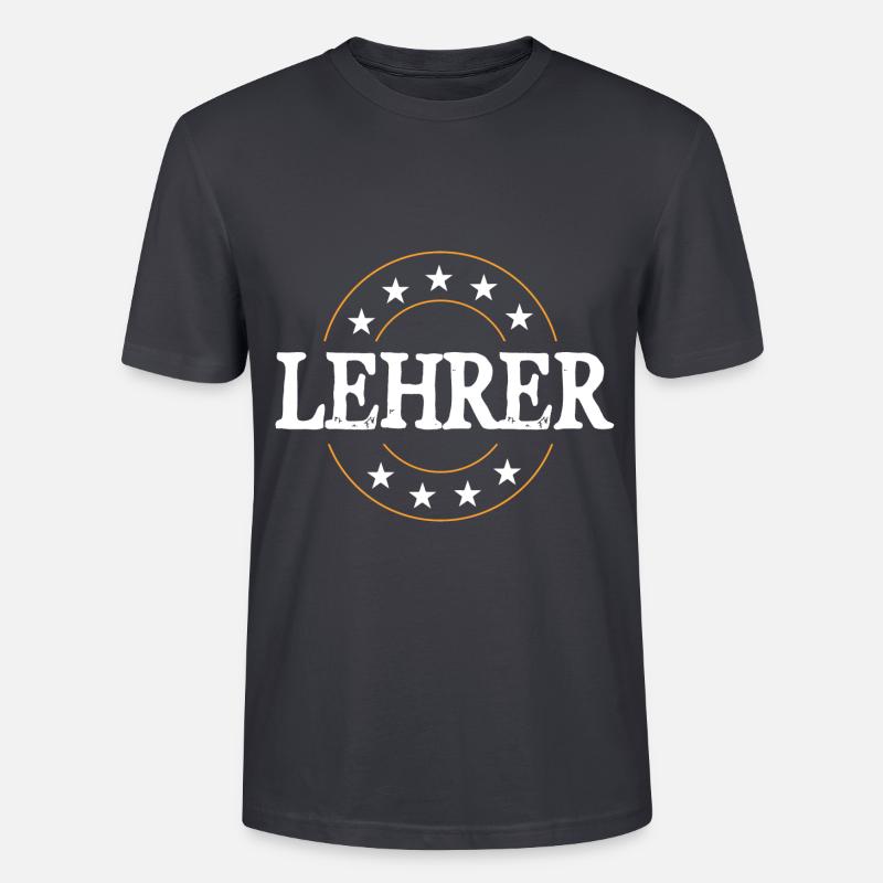 Lehrer Beruf - Stanley/Stella Unisex Bio-T-Shirt CRAFTER - Dunkles Graublau
