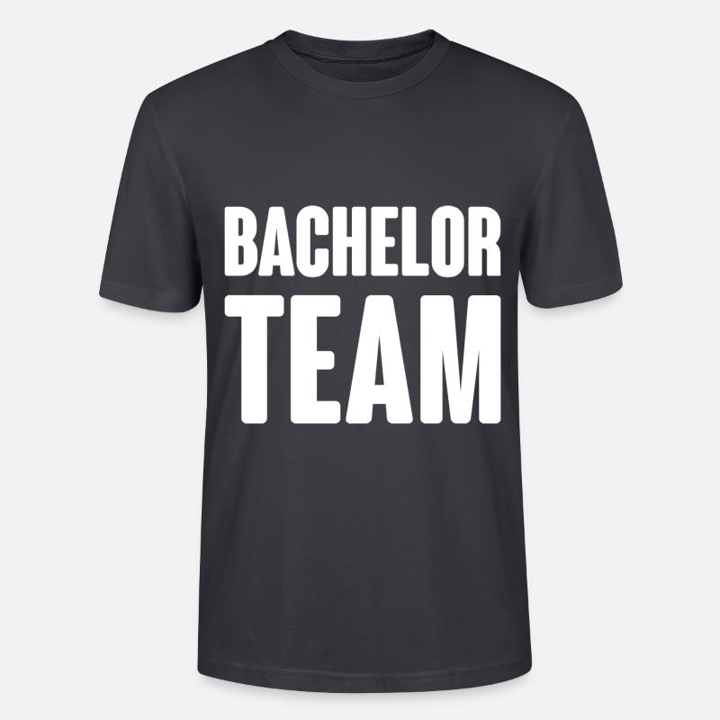 Équipe Bachelor - T-shirt bio CRAFTER Stanley Stella Unisexe - bleu gris foncé