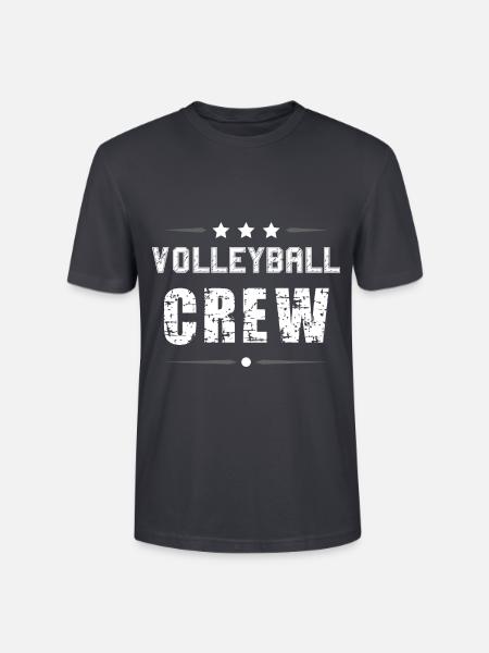 Volleyball Crew - Stanley/Stella Unisex Bio-T-Shirt CRAFTER - Dunkles Graublau
