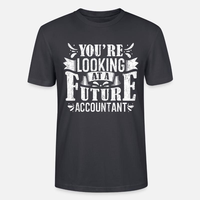 Formation de comptable - T-shirt bio CRAFTER Stanley Stella Unisexe - bleu gris foncé